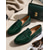 halpa Naisten mokkasiinit ja loaferit-naisten vihreät krokotiilikuvioiset loaferit - kaupunkityylikkäät krokotiilikuvioiset nahkaiset slip-on-kengät päivittäiseen toimistotyöhön ja työvaatteisiin