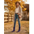 baratos Cowboy &amp; Western Boots-Botas femininas roxas estilo cowboy western - botas retrô de cano médio com corte em V, salto baixo e grosso, perfeitas para um estilo urbano e uso casual diário.