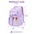 preiswerte Kinder- und Teenager-Rucksäcke-Schulrucksack und Federmäppchen für Mädchen, 2-teiliges Set, mehrfarbiger, wasserabweisender Polyester-Rucksack, geräumiger Rucksack mit vielen Fächern für Grundschule, Mittelschule und Campus &amp;
