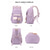abordables Mochilas para Niños y Adolescentes-Mochila escolar para niña, mochila impermeable de poliéster con funda para carrito, mochila multicompartimento de gran capacidad para la escuela secundaria, la universidad y para viajar. &amp;regreso a