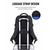 preiswerte College-Rucksäcke-Laptop-Rucksack für Herren, schwarz oder grau, wasserabweisendes Polyester, geräumiger Schulrucksack mit mehreren Fächern und USB-Ladeanschluss &amp;Gepäckgurt für Uni, Schule, Reisen und den täglichen