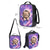 abordables Mochilas para Niños y Adolescentes-Conjunto de mochila para niña con diseño de gato asomándose, mochila escolar ligera de poliéster con bolsa para el almuerzo. &amp;Estuche para lápices, juego de 4 piezas con múltiples bolsillos y gran