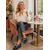abordables Zapatillas sin cordones y mocasines de mujer-Mocasines negros de charol sintético para mujer: elegantes zapatos de tacón bajo con hebilla metálica de perlas, ideales para ir al trabajo, tomar el té por la tarde o para un look preppy.