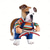abordables Vêtements &amp; Accessoires-Déguisement pour chien et chat, tenue amusante avec couteau, idéale pour les petits et moyens chiens. Costume et robe de déguisement, accessoire de mode raffiné pour animaux de compagnie, décoration