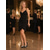 economico Pumps Classici-Décolleté da donna in camoscio nero - eleganti scarpe con tacco alto a punta, fiocco di perle e strass, perfette per cocktail party, cene serali e matrimoni.