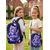 abordables Mochilas para Niños y Adolescentes-Conjunto de mochila infantil con estampado de gato y galaxia, mochila escolar ligera de poliéster con bolsa para el almuerzo. &amp;Estuche para lápices, juego de 4 piezas con múltiples bolsillos y gran