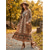 baratos Mulheres-Sandálias femininas de camurça marrom com franjas - sandálias de salto alto anabela bordadas com estilo boho étnico, perfeitas para festivais de música e looks casuais de rua.