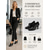 economico Pumps Classici-Décolleté Oxford da donna in pelle nera - comode scarpe stringate a punta con tacco medio, ideali per l'ufficio e il tempo libero.