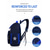 baratos Mochilas para Crianças e Adolescentes-Mochila infantil refletora, várias cores, resistente à água, em poliéster, mochila escolar com vários compartimentos e grande capacidade para meninos e meninas, ideal para volta às aulas, esportes e