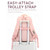 abordables Mochilas para Niños y Adolescentes-Mochila escolar para niña, mochila impermeable de poliéster con funda para carrito, mochila multicompartimento de gran capacidad para la escuela secundaria, la universidad y para viajar. &amp;regreso a
