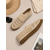 billiga Slip-On vardagsskor-Herr Fritidsskor för män Promenad Ledigt Stickad PU Läder Bekväm Halksäker Andningsfunktion Loafers Kaki Vit Sommar Vår Höst
