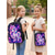 abordables Mochilas para Niños y Adolescentes-Conjunto de mochila de unicornio galáctico para niña, mochila escolar ligera de poliéster con bolsa para el almuerzo. &amp;Estuche para lápices, juego de 5 piezas con múltiples bolsillos y gran capacidad