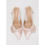 olcso Slingback pumpák-női fekete szatén slingback magassarkú - elegáns masni, hegyes orrú, cicasarkú cipő koktélpartikra, estélyi eseményekre