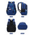 cheap Kids &amp; Teen Backpacks-Kids Backpack Set for Boys Girls, Waterproof Polyester School Bag with Lunch Bag &amp; Pencil Case, Large Capacity Multi-Compartment Bookbag, Reflective Strips, Multi-Color for School Travel
