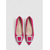 cheap Block Heel Pumps-Women's Chunky Heels - Hot Pink Suede Rhinestone Square Buckle Pumps for Daily Wear, Office Work
