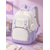 preiswerte Kinder- und Teenager-Rucksäcke-Mädchen-Schulrucksack, mehrfarbiger Polyester-Rucksack mit Gepäckgurt, geräumiger Reiserucksack mit mehreren Fächern für Mittel-, Ober- und Hochschulbildung sowie den täglichen Gebrauch