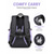 preiswerte Kinder- und Teenager-Rucksäcke-3-teiliges Rucksackset für Mädchen, verschiedene Farben, wasserabweisendes Polyester, geräumiger Rucksack mit mehreren Fächern, inklusive Lunchtasche, Federmäppchen und gepolsterten Tragegurten