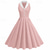 cheap Dresses-1950s Retro Vintage Rockabilly Midi Dress Flare Dress Sleeveless Fit and Flare Solid Color Fit &amp; Flare Fancy Dress Women's Music Festival Revival Tea Party Adults' Dress