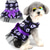 cheap Apparel &amp; Accessories-Halloween Dog Dresses for Small Dogs Cats Skulls Puppy Girl Halloween Costumes Fancy Dress Soft Pet Layered Lace Skirt with Bow Knot Chihuahua Yorkie Clothes Outfits