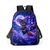 abordables Mochilas para Niños y Adolescentes-Conjunto de mochila mágica de bruja con lindo gato para niña, mochila escolar ligera de poliéster con bolsa para el almuerzo. &amp;Estuche para lápices, juego de 3 piezas con múltiples bolsillos y gran