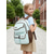 abordables Mochilas para Niños y Adolescentes-Mochila escolar para niña, mochila de poliéster resistente al agua con funda para carrito, mochila infantil de gran capacidad con múltiples bolsillos para primaria, ideal para viajes. &amp;regreso a