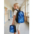 baratos Mochilas para Crianças e Adolescentes-Mochila infantil com estampa de golfinho, conjunto leve de poliéster para escola, com lancheira inclusa. &amp;Estojo para lápis, conjunto de 5 peças com vários bolsos e grande capacidade, ideal para o