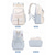 abordables Mochilas para Niños y Adolescentes-Mochila escolar para niña, mochila de poliéster resistente al agua con funda para carrito, mochila infantil de gran capacidad con múltiples bolsillos para primaria, ideal para viajes. &amp;regreso a