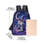 abordables Mochilas para Niños y Adolescentes-Conjunto de mochila infantil con diseño de bruja y gato bajo un cielo estrellado, mochila escolar ligera de poliéster con bolsa para el almuerzo. &amp;Estuche para lápices, juego de 5 piezas con múltiples