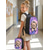 abordables Mochilas para Niños y Adolescentes-Conjunto de mochila para niña con diseño de gato asomándose, mochila escolar ligera de poliéster con bolsa para el almuerzo. &amp;Estuche para lápices, juego de 4 piezas con múltiples bolsillos y gran