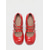 abordables Zapatos de salón de plataforma-Zapatos Mary Jane retro de plataforma para mujer: tacón de bloque rojo brillante con punta redonda y triple hebilla, ideales para la oficina o una elegante cita nocturna.