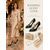 voordelige Klassieke Pumps-Damespumps van fluweel met strik en strasssteentjes, spitse neus, hakhoogte 8 cm, perfect voor bruiloften, cocktaildiners, feestjes en formele gelegenheden.
