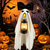 abordables Vêtements &amp; Accessoires-Kit de déguisement d'oie fantôme pour Halloween, comprenant un nœud décoratif en tissu et une mini-lanterne, une tenue festive pour figurine de jardin, idéale pour décorer l'entrée ou pour une fête en