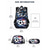 preiswerte Kinder- und Teenager-Rucksäcke-3-teiliges Fußballrucksack-Set für Jungen, mehrfarbiger Fußballprint, wasserabweisendes Polyester, großer Rucksack mit Lunchtasche &amp;Federmäppchen für Schulanfang, Sport &amp; reisen
