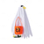 cheap Halloween Pet Costume-Halloween Porch Goose Outfit Spooky Ghost Costume With Pumpkin Bag For 24 Inch Lawn Goose Statue