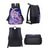 abordables Mochilas para Niños y Adolescentes-Conjunto de mochila infantil con estampado de gato y luna, mochila escolar ligera de poliéster con bolsa para el almuerzo. &amp;Estuche para lápices, juego de 4 piezas con múltiples bolsillos y gran