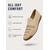 billiga Slip-On vardagsskor-Herr Fritidsskor för män Promenad Ledigt Stickad PU Läder Bekväm Halksäker Andningsfunktion Loafers Kaki Vit Sommar Vår Höst