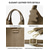 levne Kabelky a tote tašky-Dámská koženková taška přes rameno s velkou kapacitou, nastavitelným popruhem, horním uchem a crossbody designem, elegantní kabelka na každý den do práce, na nákupy, na cesty i na běžné nošení,