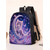 abordables Mochilas para Niños y Adolescentes-Conjunto de mochila infantil con estampado de gato y luna, mochila escolar ligera de poliéster con bolsa para el almuerzo. &amp;Estuche para lápices, juego de 4 piezas con múltiples bolsillos y gran