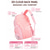 abordables Mochilas para Niños y Adolescentes-Mochila infantil rosa y morada a cuadros, mochila escolar de poliéster resistente al agua con múltiples compartimentos y gran capacidad, disponible en 2 tamaños, ideal para la vuelta al cole y para
