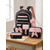 preiswerte Kinder- und Teenager-Rucksäcke-3-teiliges Rucksack-Set mit Schleife für Mädchen, verschiedene Farben, leichter Polyester-Schulrucksack mit Lunchtasche &amp;Federmäppchen, geräumiger Rucksack mit mehreren Fächern und Gepäckgurt für den