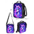 abordables Mochilas para Niños y Adolescentes-Conjunto de mochila infantil con estampado floral de unicornio, mochila escolar ligera de poliéster con bolsa para el almuerzo. &amp;Estuche para lápices, juego de 5 piezas con múltiples bolsillos y gran