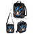 abordables Mochilas para Niños y Adolescentes-Mochila infantil Doodle Rocket de 3 piezas, ligera, de poliéster, con gran capacidad, múltiples compartimentos y bolsa térmica para el almuerzo. &amp;Estuche para lápices para la vuelta al cole, el