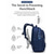 baratos Mochilas para Crianças e Adolescentes-Mochila escolar infantil ergonômica, várias cores, resistente à água, em poliéster, com amplo espaço e vários compartimentos, ideal para meninos e meninas, para a volta às aulas, esportes e viagens.