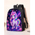 abordables Mochilas para Niños y Adolescentes-Conjunto de mochila de unicornio galáctico para niña, mochila escolar ligera de poliéster con bolsa para el almuerzo. &amp;Estuche para lápices, juego de 5 piezas con múltiples bolsillos y gran capacidad