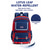 cheap Kids &amp; Teen Backpacks-Kids School Backpack, Lightweight Waterproof Polyester Rucksack, Multi Compartment Large Capacity,  Breathable Padded Straps, Pink Blue Red, Back to School, Travel, Daily Use