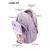abordables Mochilas para Niños y Adolescentes-Mochila escolar para niña, mochila impermeable de poliéster con funda para carrito, mochila multicompartimento de gran capacidad para la escuela secundaria, la universidad y para viajar. &amp;regreso a