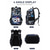 preiswerte Kinder- und Teenager-Rucksäcke-3-teiliges Fußballrucksack-Set für Jungen, mehrfarbiger Fußballprint, wasserabweisendes Polyester, großer Rucksack mit Lunchtasche &amp;Federmäppchen für Schulanfang, Sport &amp; reisen