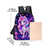 abordables Mochilas para Niños y Adolescentes-Conjunto de mochila de unicornio galáctico para niña, mochila escolar ligera de poliéster con bolsa para el almuerzo. &amp;Estuche para lápices, juego de 5 piezas con múltiples bolsillos y gran capacidad