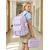 preiswerte Kinder- und Teenager-Rucksäcke-Rucksackset für Mädchen mit Schleifenmuster, 3-teiliges, wasserabweisendes Polyester-Schulrucksackset in verschiedenen Farben, geräumiger Rucksack mit mehreren Fächern und Lunchtasche &amp;Federmäppchen