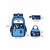cheap Kids &amp; Teen Backpacks-Kids Backpack Set for Boys Girls, Waterproof Polyester School Bag with Lunch Bag &amp; Pencil Case, Large Capacity Multi-Compartment Bookbag, Reflective Strips, Multi-Color for School Travel